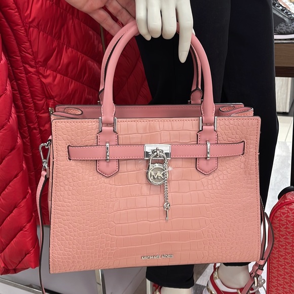 MICHAEL KORS HAMILTON MEDIUM SATCHEL 
 COLOR: Primrose 
NWT - Picture 13 of 16